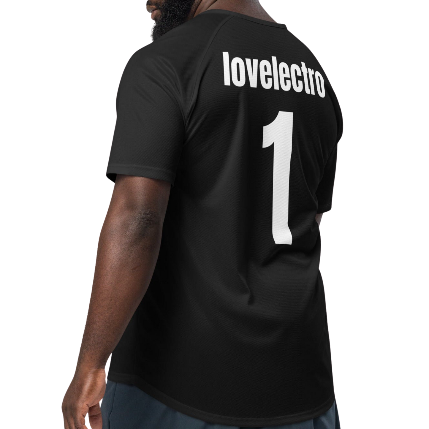 LOVELECTRO Unisex Mesh Performance Jersey – Built for Movement & Nightlife Energy