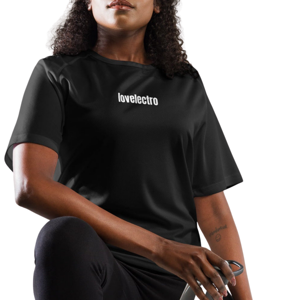LOVELECTRO Unisex Mesh Performance Jersey – Built for Movement & Nightlife Energy